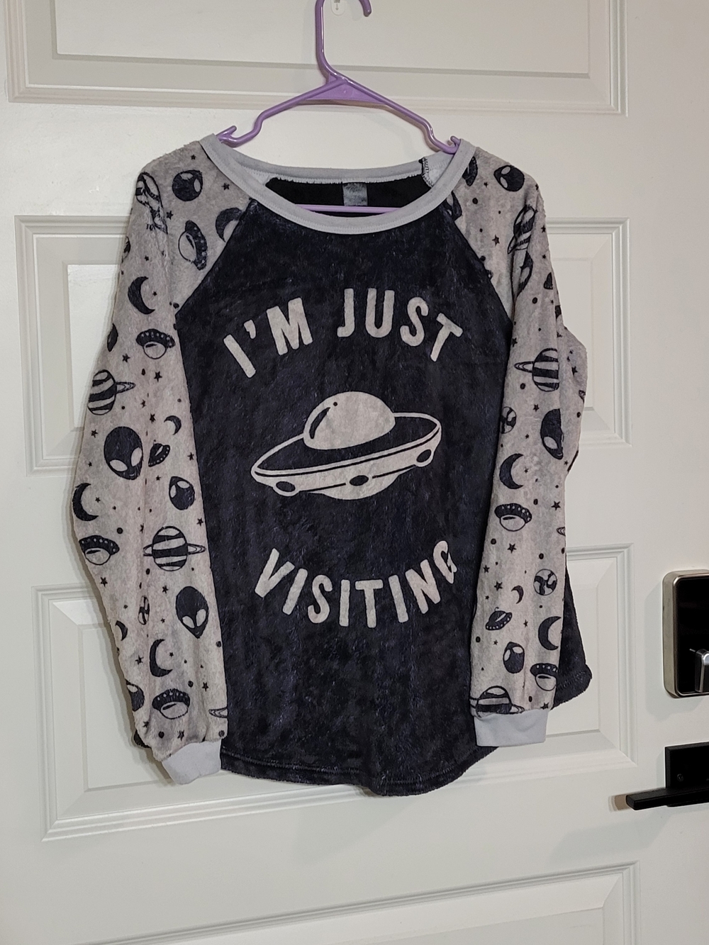Soft Fuzzy Alien Shirt